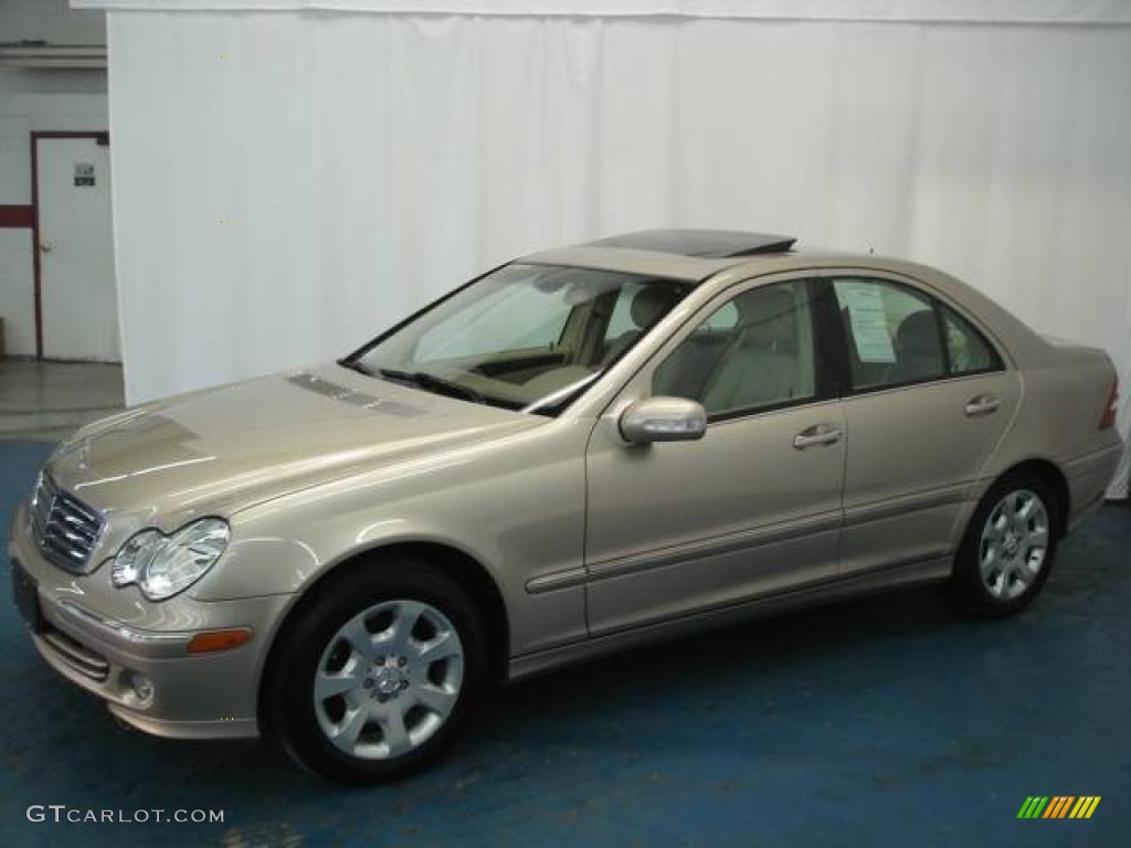 2005 C 240 4Matic Sedan - Desert Silver Metallic / Stone photo #1