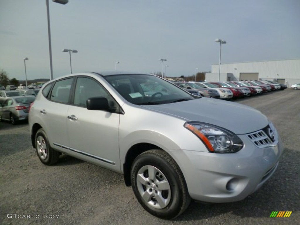 Brilliant Silver 2014 Nissan Rogue Select S AWD Exterior Photo #92691947