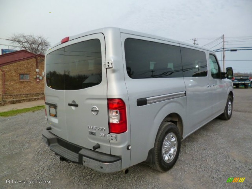 2014 NV 3500 HD SV High Roof Passenger - Brilliant Silver / Gray photo #7