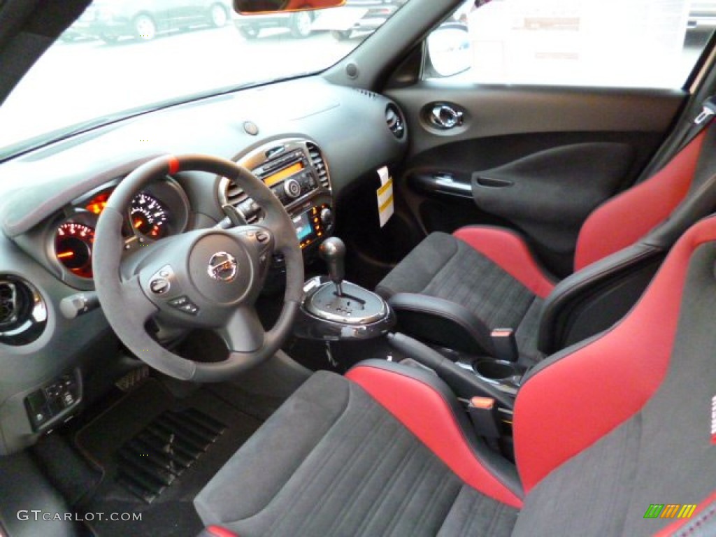 NISMO RS Leather/Synthetic Suede Interior 2014 Nissan Juke NISMO RS AWD Photo #92693150