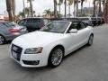 2011 Ibis White Audi A5 2.0T Convertible  photo #5