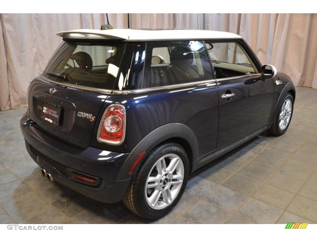2013 Cooper S Hardtop - Reef Blue Metallic / Carbon Black photo #15