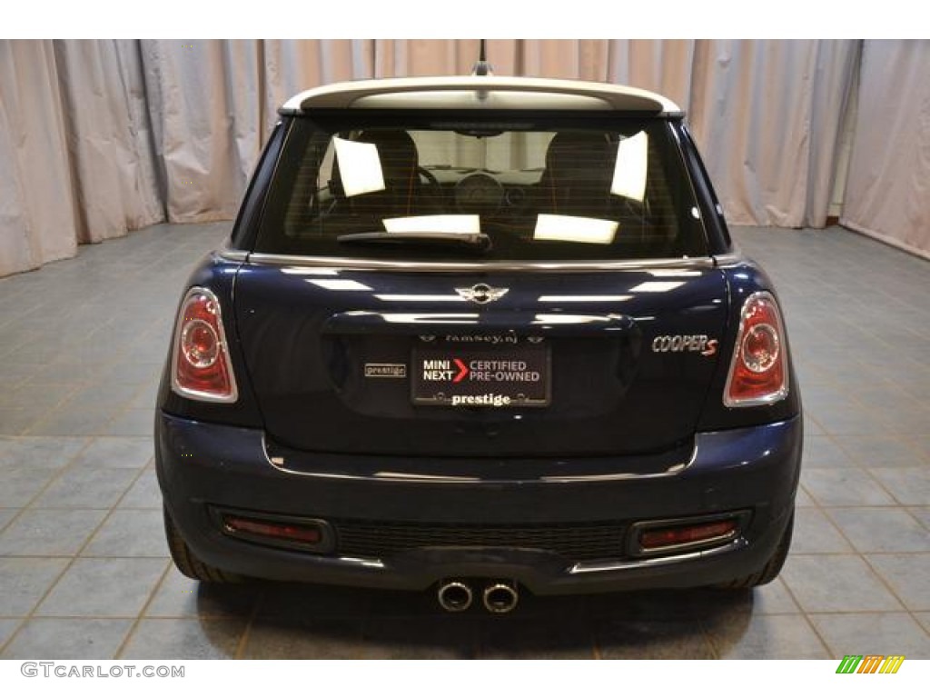 2013 Cooper S Hardtop - Reef Blue Metallic / Carbon Black photo #20