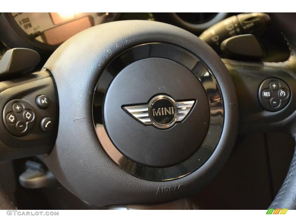 2013 Cooper S Hardtop - Reef Blue Metallic / Carbon Black photo #27