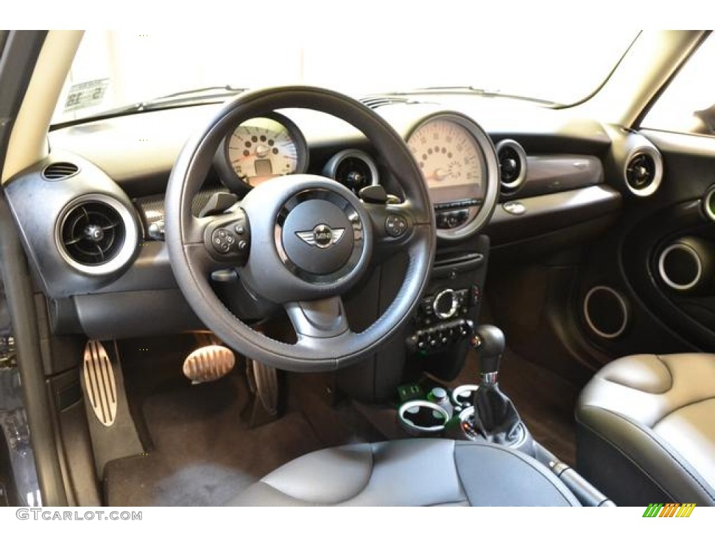 2013 Cooper S Hardtop - Reef Blue Metallic / Carbon Black photo #29