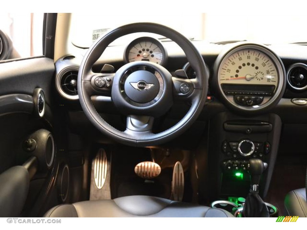 2013 Cooper S Hardtop - Reef Blue Metallic / Carbon Black photo #31