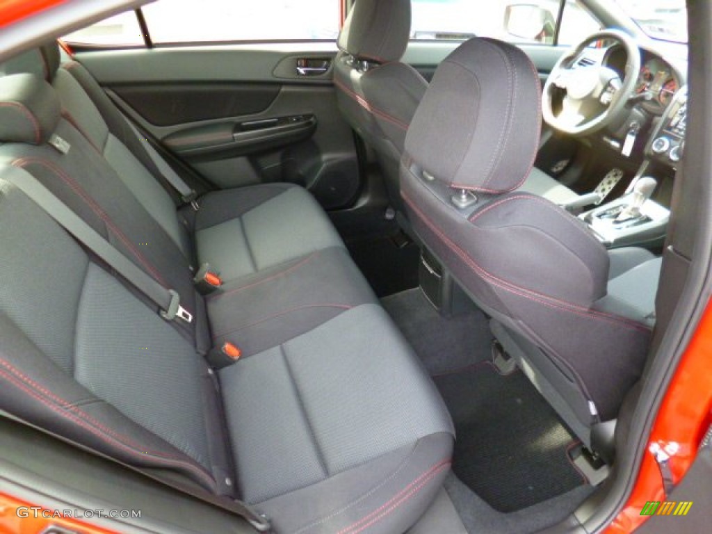 2015 Subaru WRX Premium Rear Seat Photo #92693966