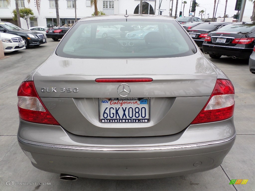 2007 CLK 350 Coupe - Pewter Metallic / Black photo #3