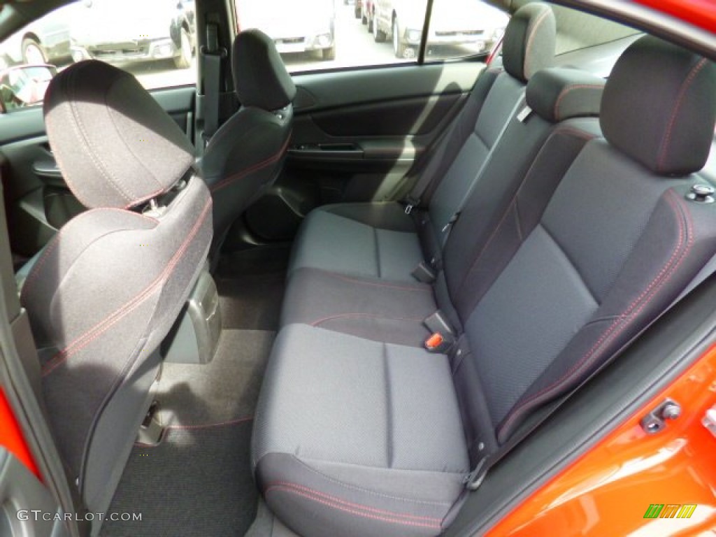 2015 Subaru WRX Premium Rear Seat Photo #92693990
