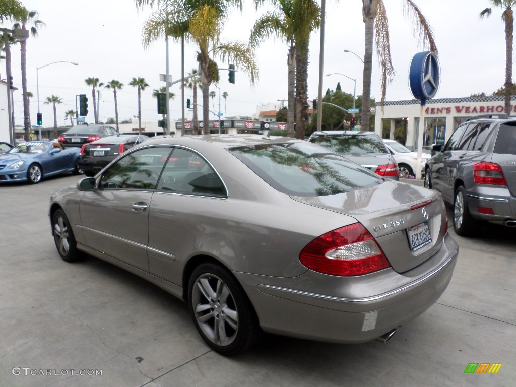 2007 CLK 350 Coupe - Pewter Metallic / Black photo #4