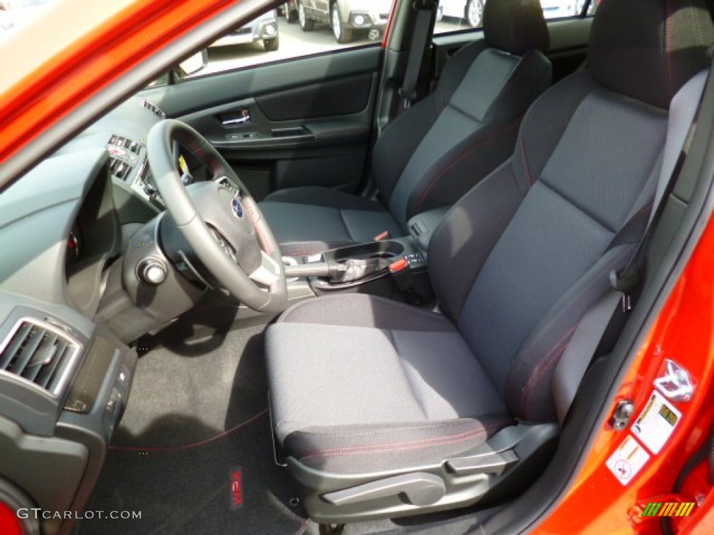 2015 Subaru WRX Premium Front Seat Photo #92694029