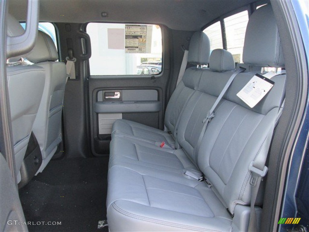 2014 F150 XLT SuperCrew 4x4 - Blue Jeans / Steel Grey photo #11