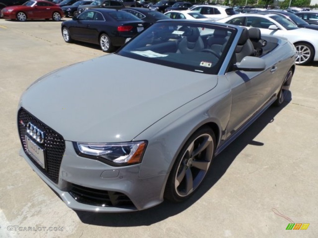 Nardo Gray 2014 Audi RS 5 Cabriolet quattro Exterior Photo #92694467