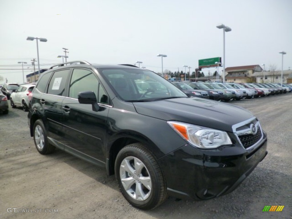 2014 Forester 2.5i Limited - Crystal Black Silica / Black photo #1