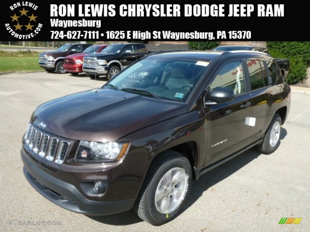 Rugged Brown Metallic Jeep Compass