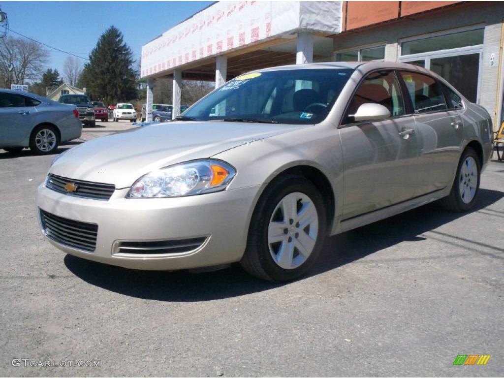 2010 Impala LS - Gold Mist Metallic / Ebony photo #1