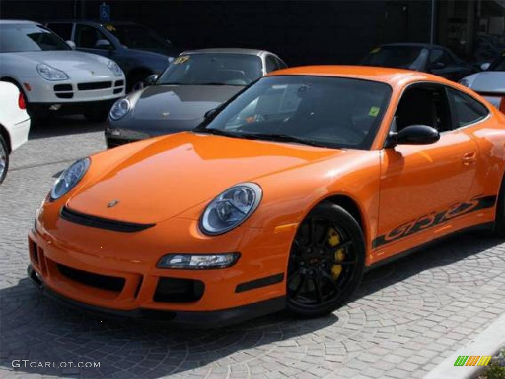 Orange/Black Porsche 911