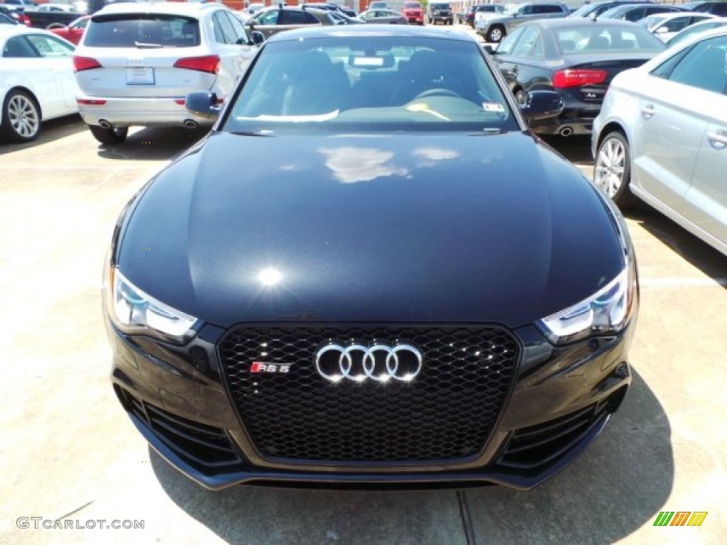 2014 RS 5 Coupe quattro - Phantom Black Pearl / Black Perforated Milano Leather photo #2