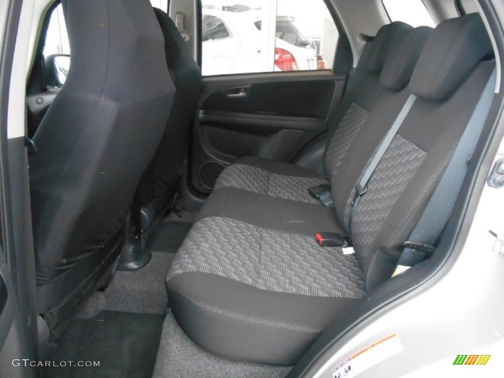 2007 SX4 Sport AWD - Silky Silver Metallic / Black photo #8