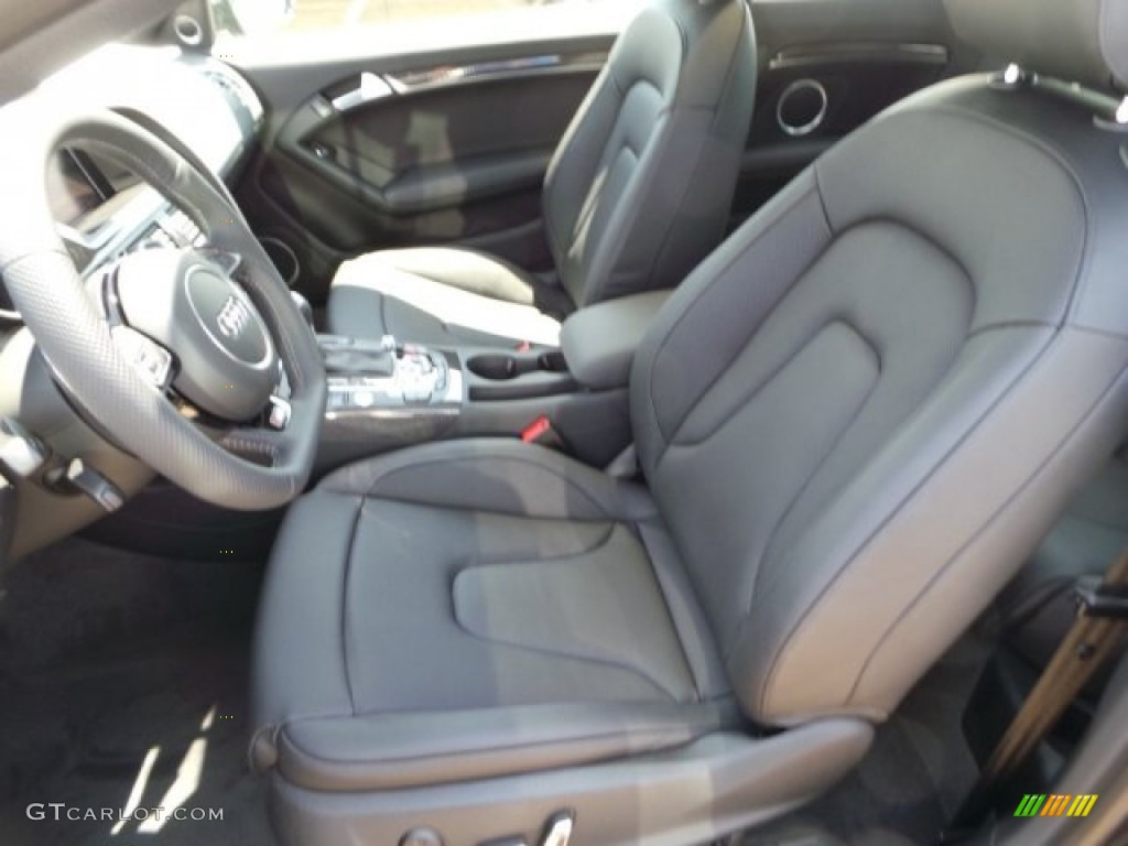 2014 RS 5 Coupe quattro - Phantom Black Pearl / Black Perforated Milano Leather photo #10