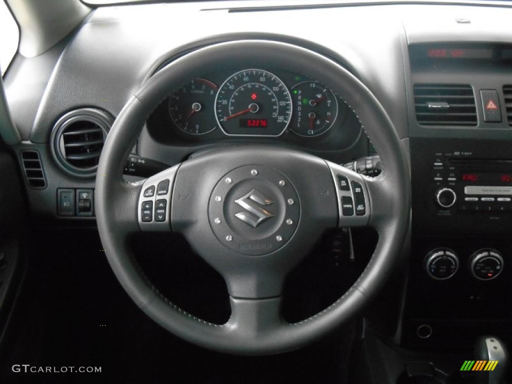 2007 SX4 Sport AWD - Silky Silver Metallic / Black photo #10