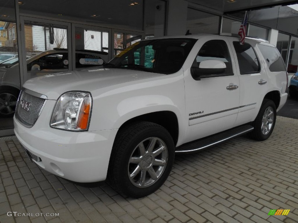 2011 Yukon Denali AWD - Summit White / Ebony photo #1