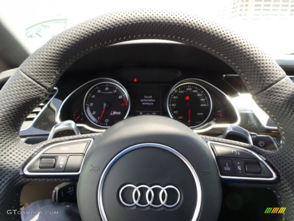 2014 RS 5 Coupe quattro - Phantom Black Pearl / Black Perforated Milano Leather photo #20