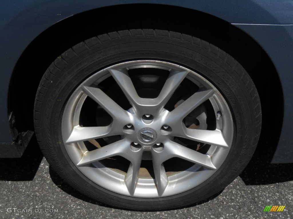 2011 Maxima 3.5 S - Navy Blue / Cafe Latte photo #3
