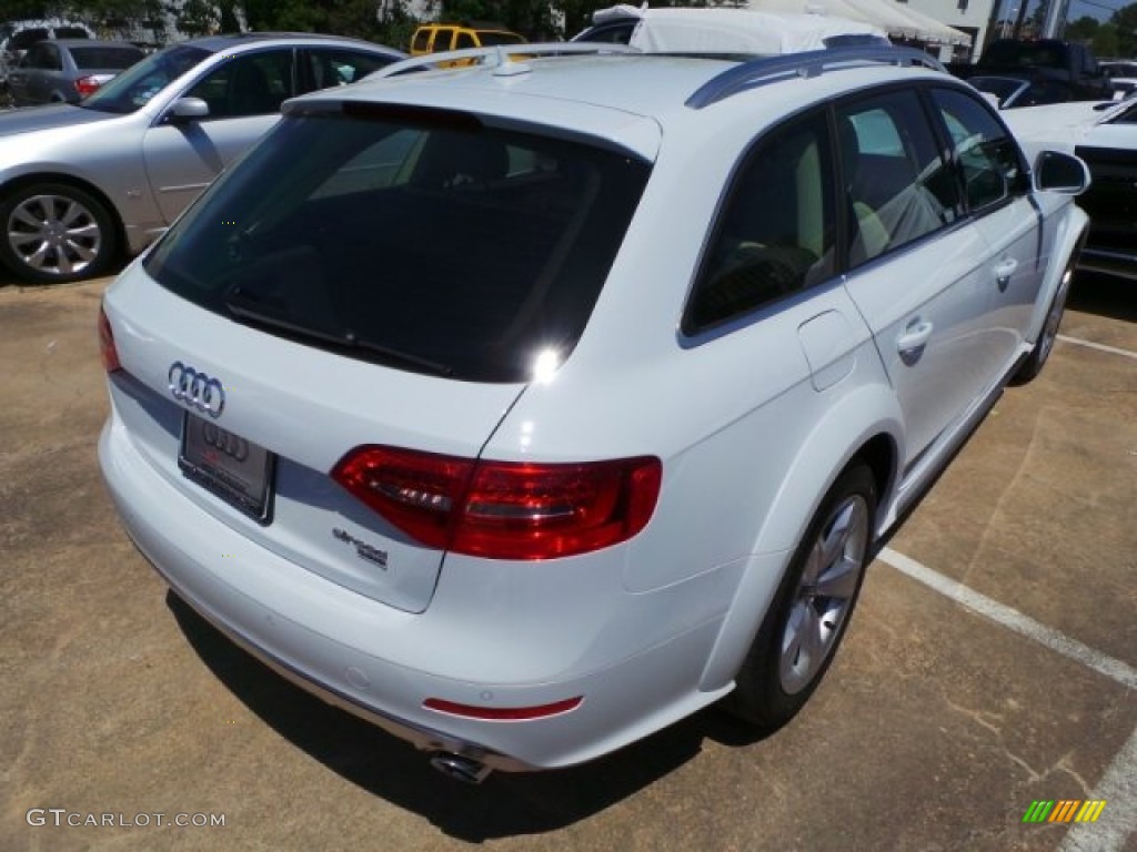 2014 allroad Premium plus quattro - Glacier White Metallic / Velvet Beige/Moor Brown photo #6