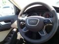 2014 Audi allroad Velvet Beige/Moor Brown Interior Steering Wheel Photo