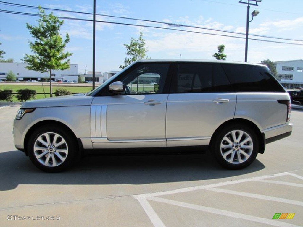 2013 Range Rover HSE LR V8 - Indus Silver Metallic / Ivory/Ebony photo #7