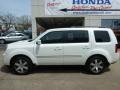 2012 White Diamond Pearl Honda Pilot Touring 4WD  photo #2