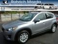 2013 Liquid Silver Mazda CX-5 Sport AWD  photo #1