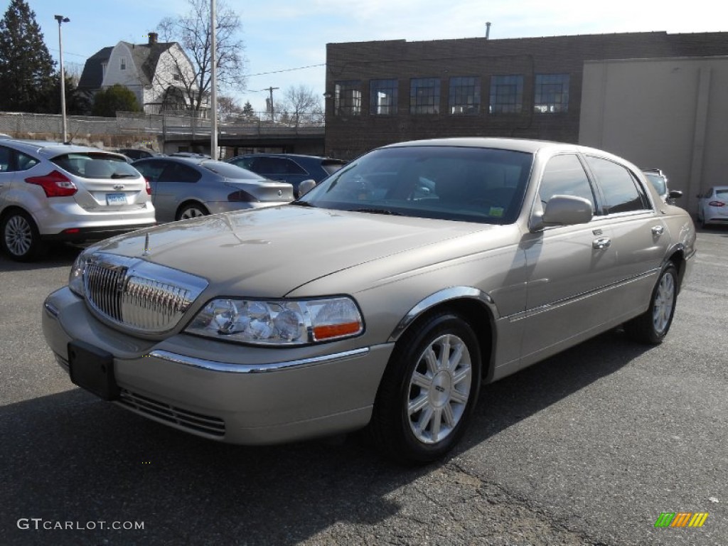 2008 Town Car Signature Limited - Light French Silk Metallic / Light Camel photo #7