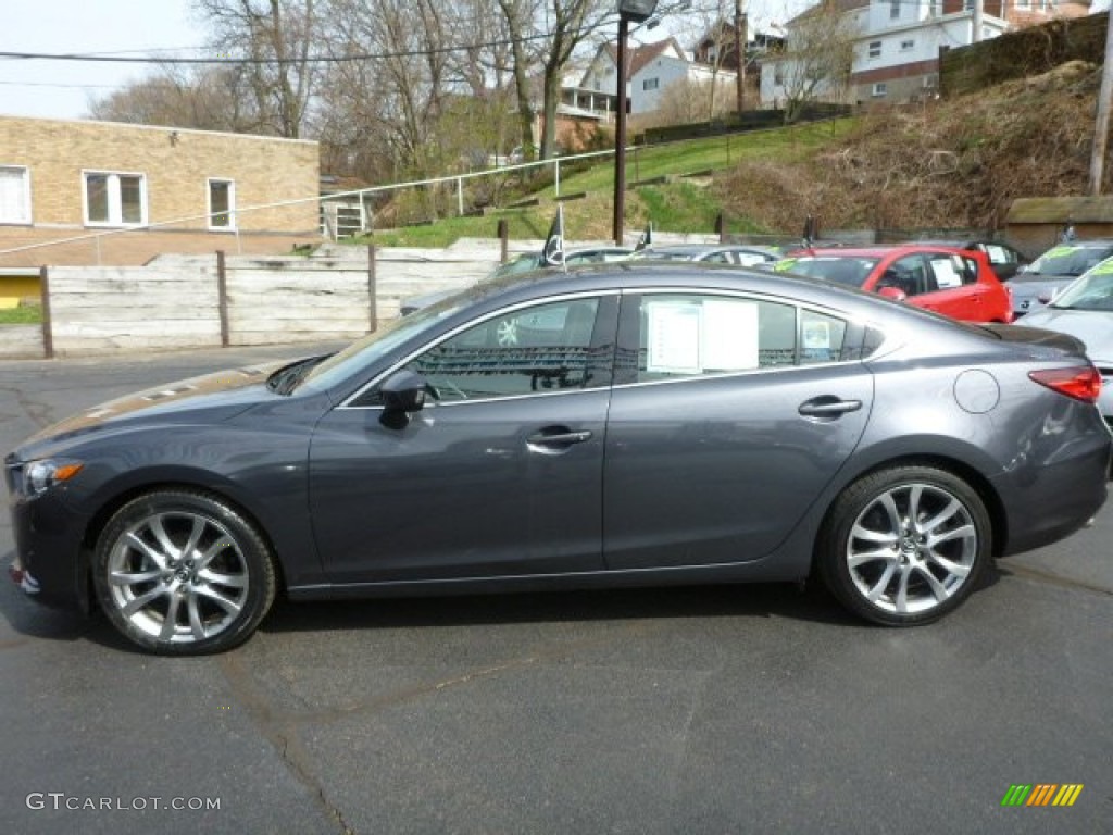 2014 MAZDA6 Grand Touring - Meteor Gray Mica / Black photo #2