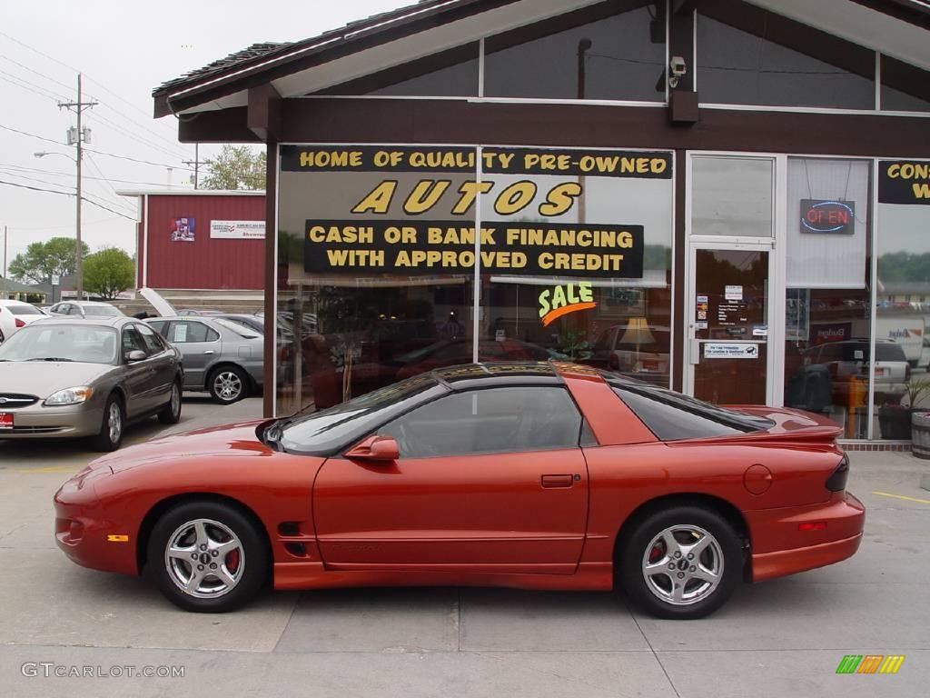 2001 Firebird Coupe - Sunset Orange Metallic / Ebony photo #1