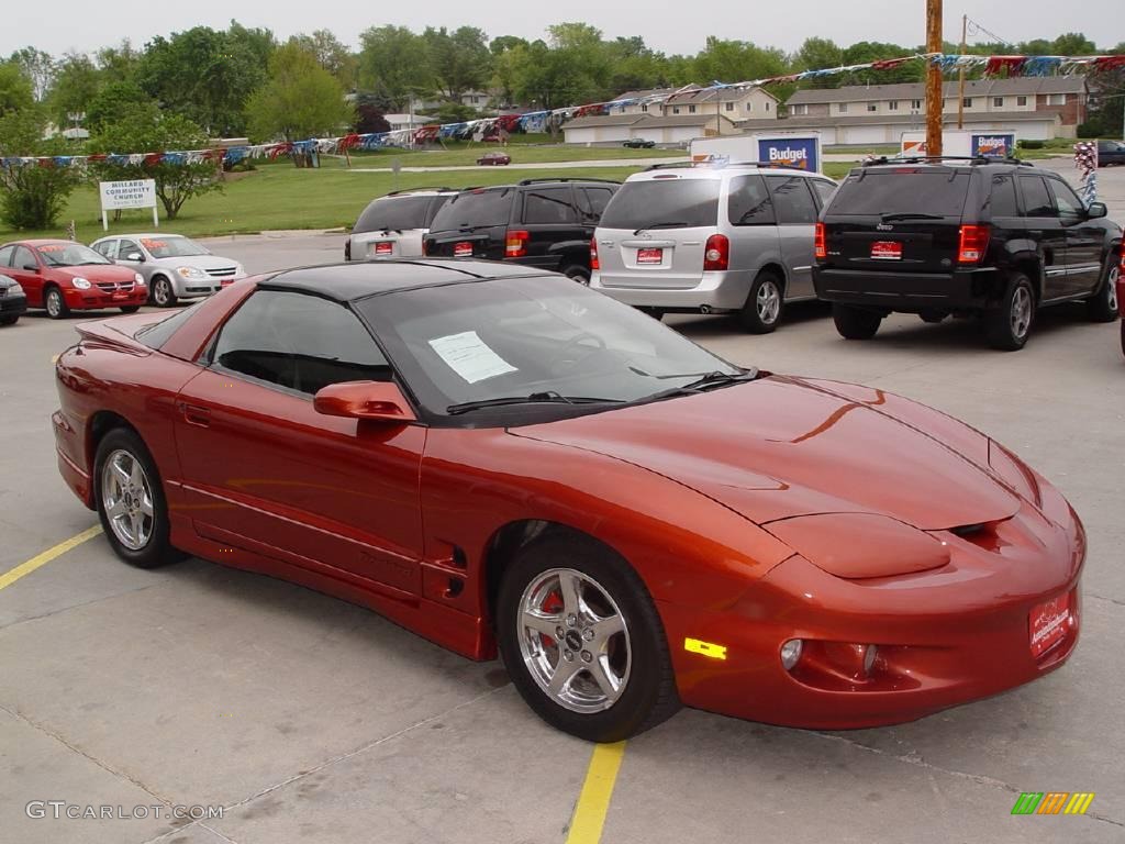 2001 Firebird Coupe - Sunset Orange Metallic / Ebony photo #2