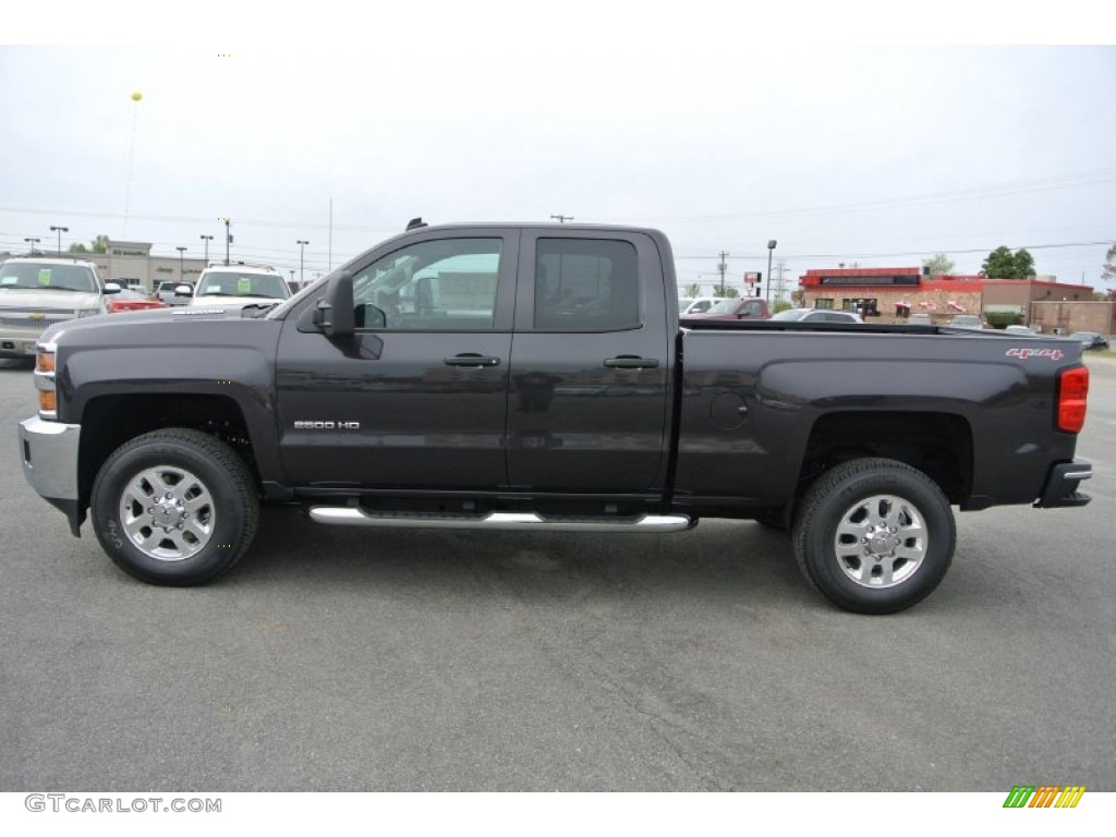 Tungsten Metallic 2015 Chevrolet Silverado 2500HD LT Double Cab 4x4 Exterior Photo #92704481