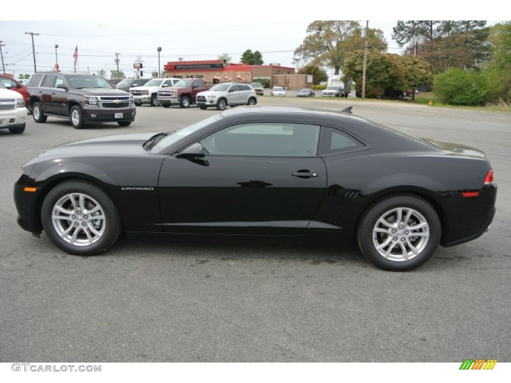 2014 Camaro LT Coupe - Black / Black photo #3