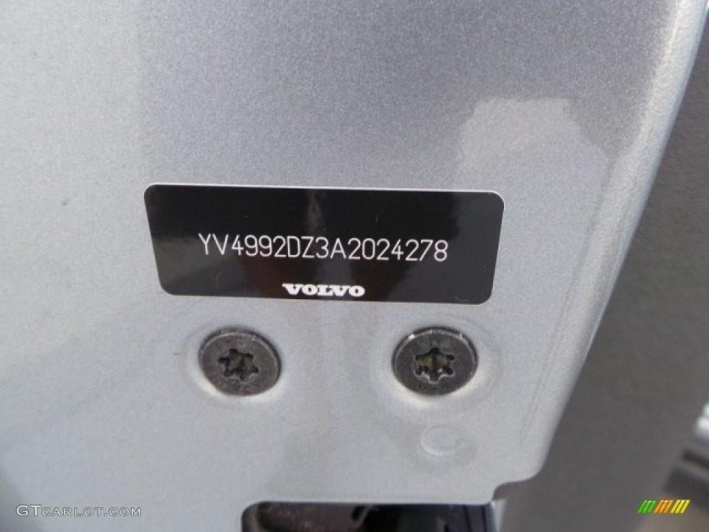 2010 XC60 T6 AWD - Silver Metallic / Anthracite photo #34