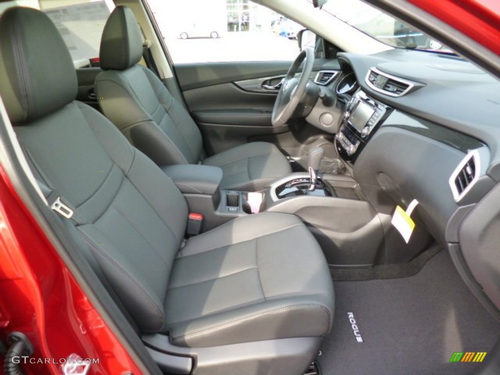 2014 Rogue SL AWD - Cayenne Red / Charcoal photo #9