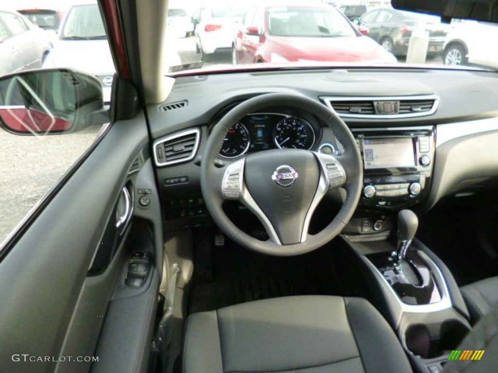 2014 Rogue SL AWD - Cayenne Red / Charcoal photo #14