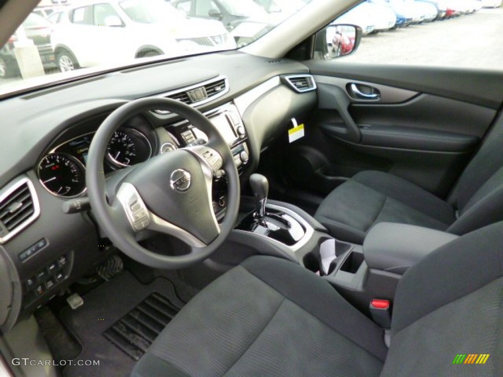 Charcoal Interior 2014 Nissan Rogue SV AWD Photo #92709674