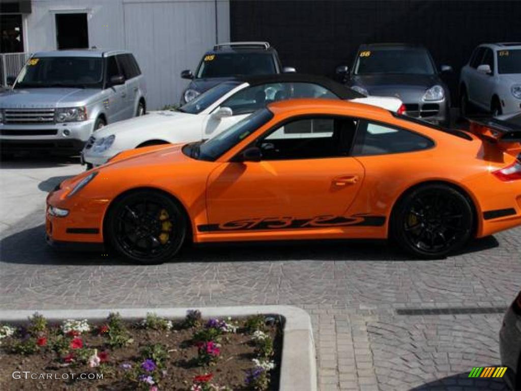 2007 911 GT3 RS - Orange/Black / Black photo #26