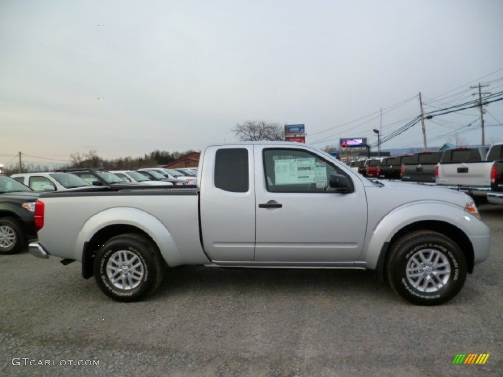 Brilliant Silver 2014 Nissan Frontier SV King Cab 4x4 Exterior Photo #92709804