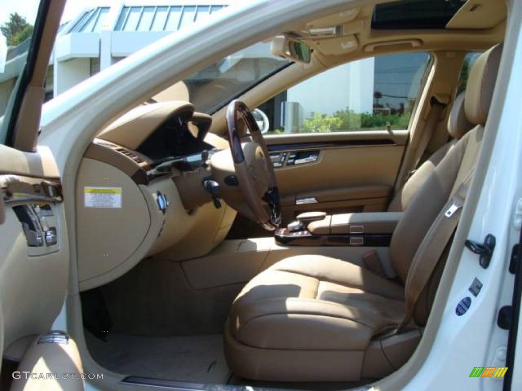 2007 S 550 4Matic Sedan - Alabaster White / Cashmere/Savanna photo #8