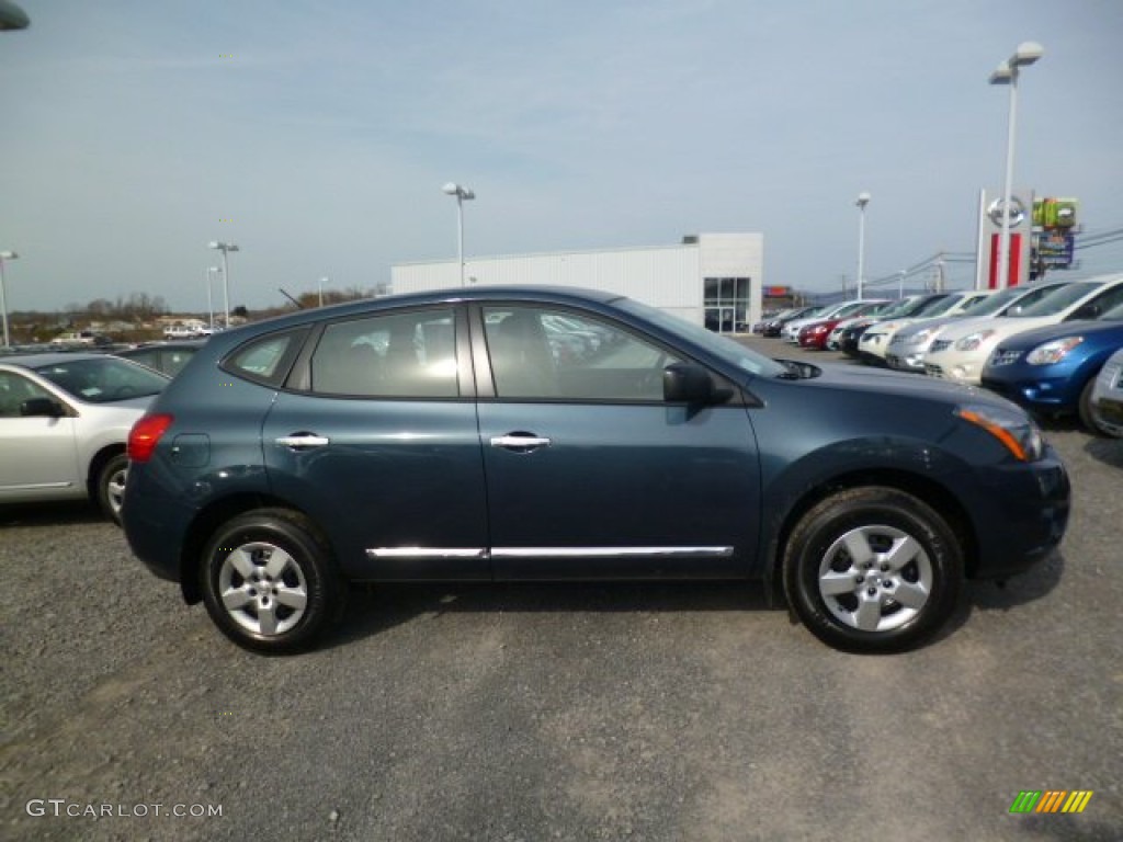 2014 Rogue Select S AWD - Graphite Blue / Gray photo #8