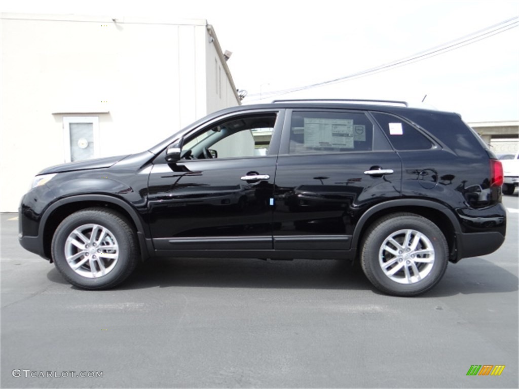 Black 2015 Kia Sorento LX Exterior Photo #92712275