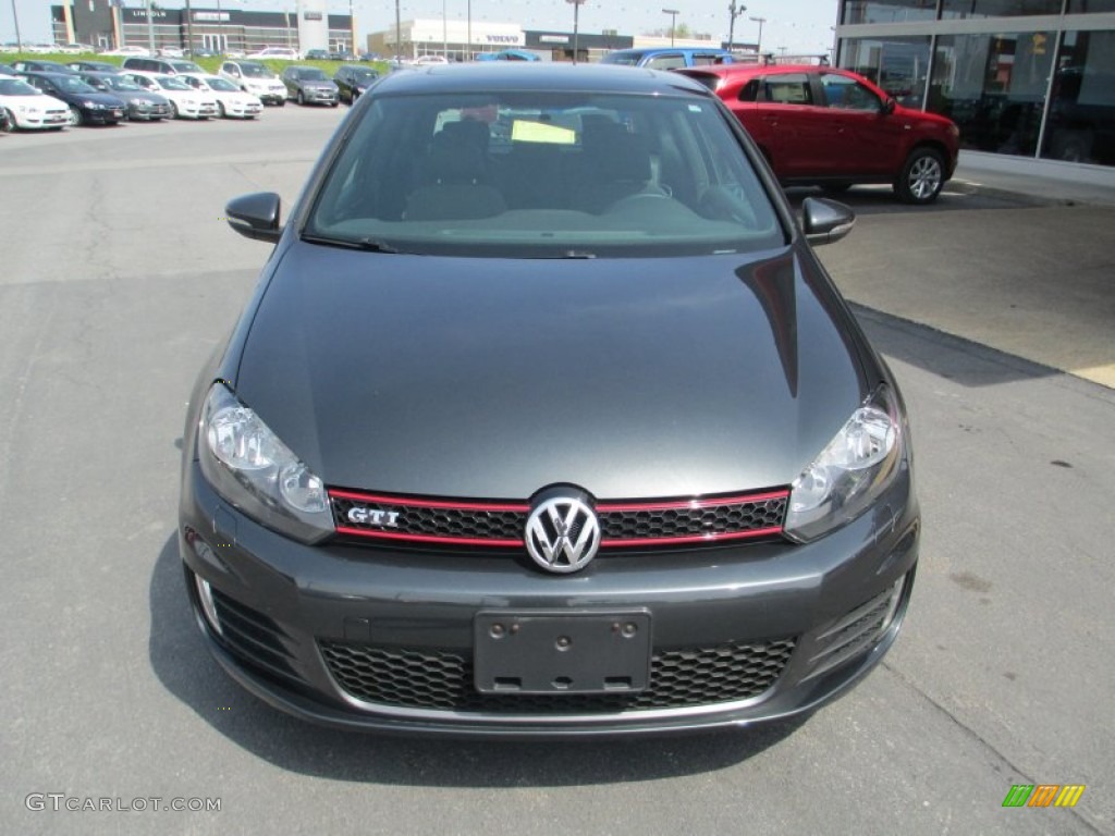 2010 GTI 2 Door - United Gray Metallic / Titan Black Leather photo #2