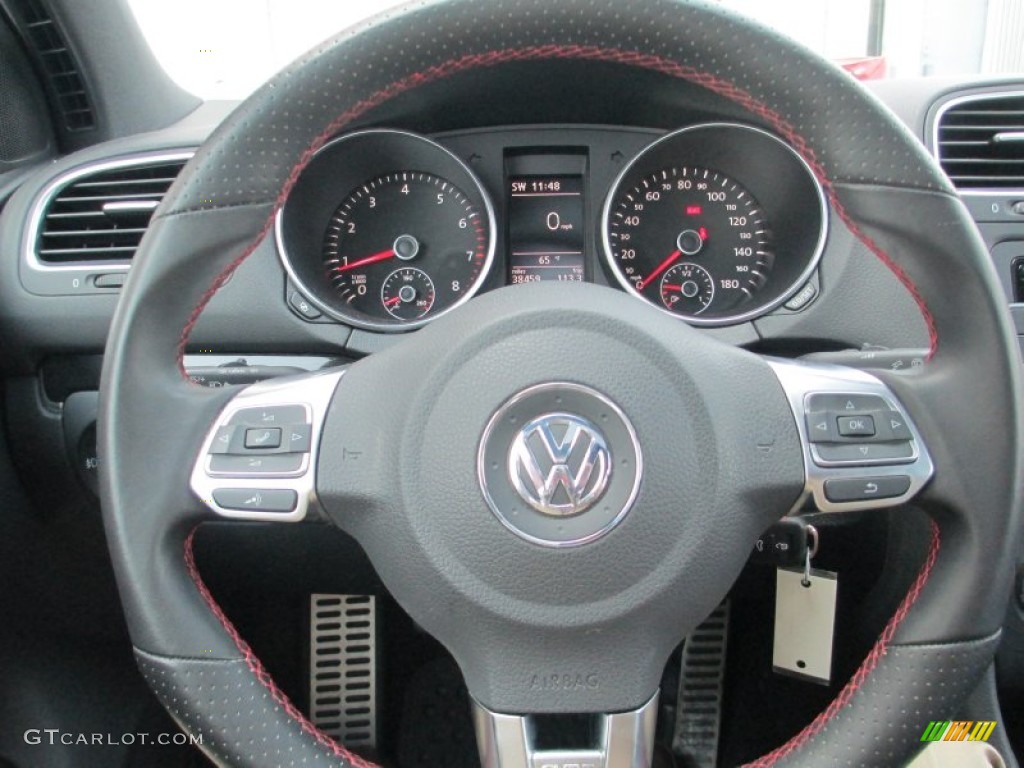 2010 GTI 2 Door - United Gray Metallic / Titan Black Leather photo #18